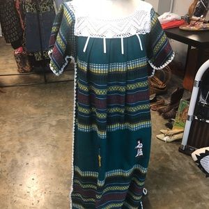 Hand made Peruvian poncho dress